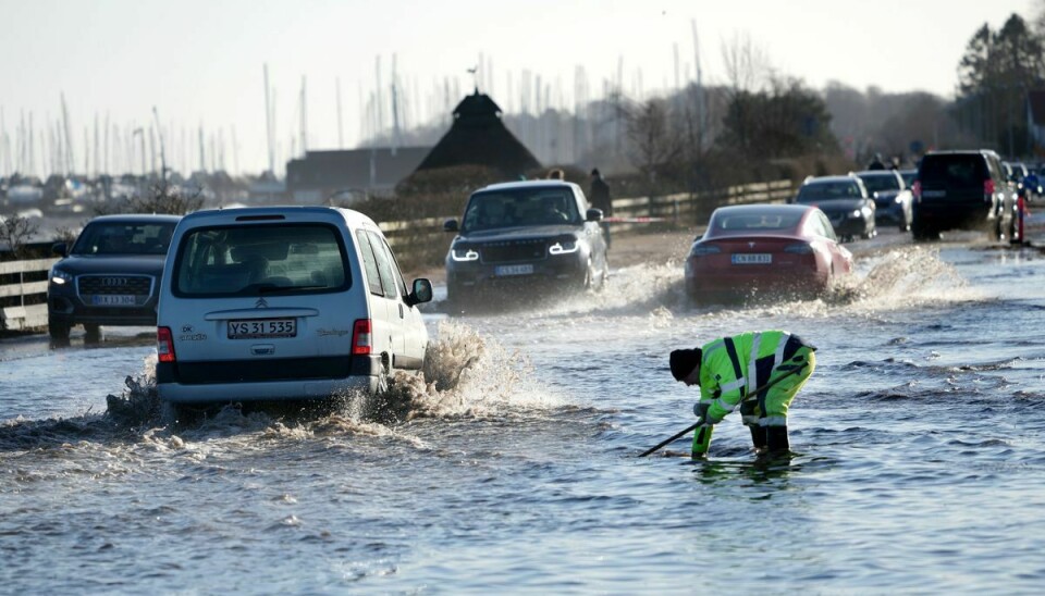 Ifølge DMI er der i den kommende tid risiko for oversvømmelser i Vestjylland.