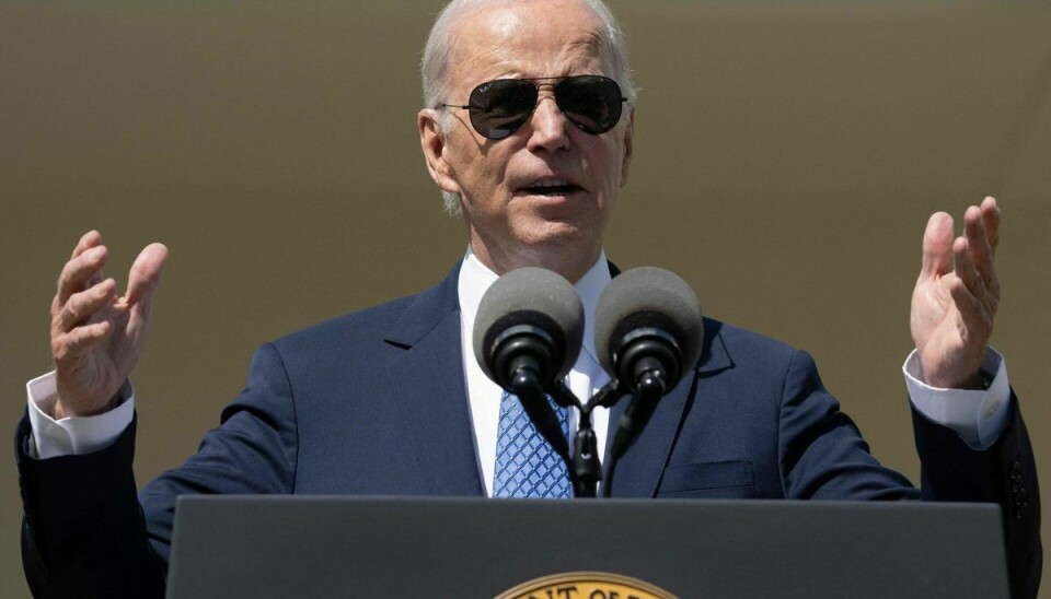 Præsident Joe Biden søger genvalg.