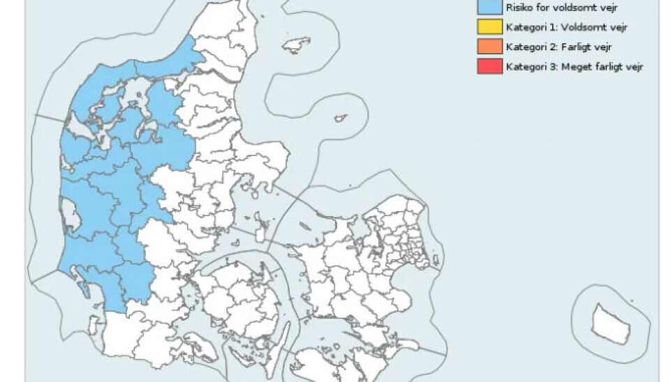 DMI afblæser