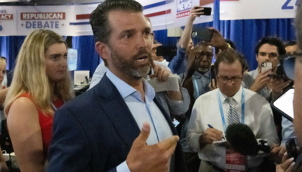 Omkring en halv time efter at opslagene fra Donald Trump Jr.s' hackede profil var blevet delt, var de igen slettet. (Arkivfoto).