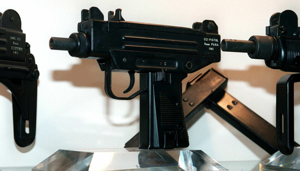 En maskinpistol af mærket UZI indgår i en stor sag om skydevåben, som Københavns Politi arbejder med. (Arkivfoto).