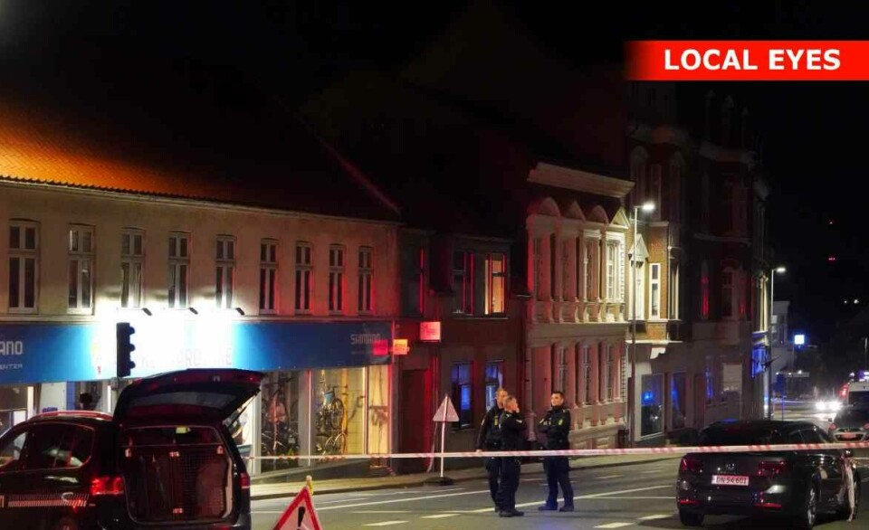 Sydøstjyllands Politi reagerede tirsdag aften på et 'mistænkeligt forhold' og rykkede ud med betjente til området omkring Haderslevvej i Kolding.