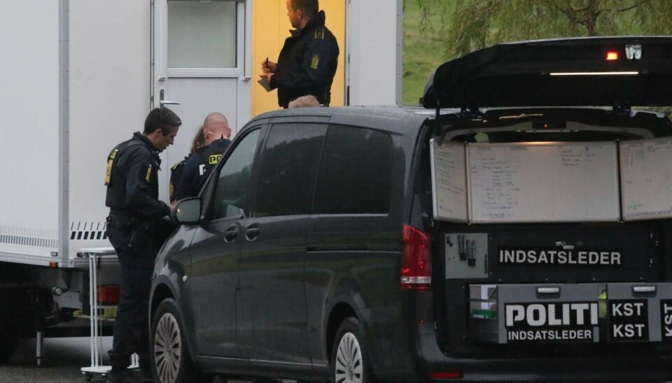 Politiet arbejdede på Pilesvinget i Brønshøj fra i nat til op ad formiddagen mandag.