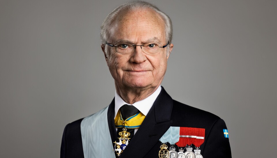 Svenske kong Carl Gustaf
