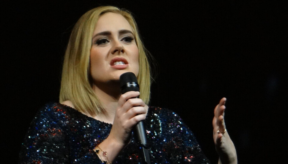 Den britiske verdenstjerne Adele