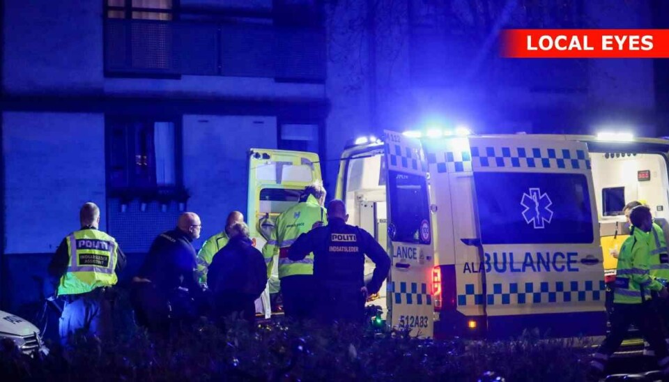 Drengen var ved bevidsthed, da han blev kørt på hospitalet.