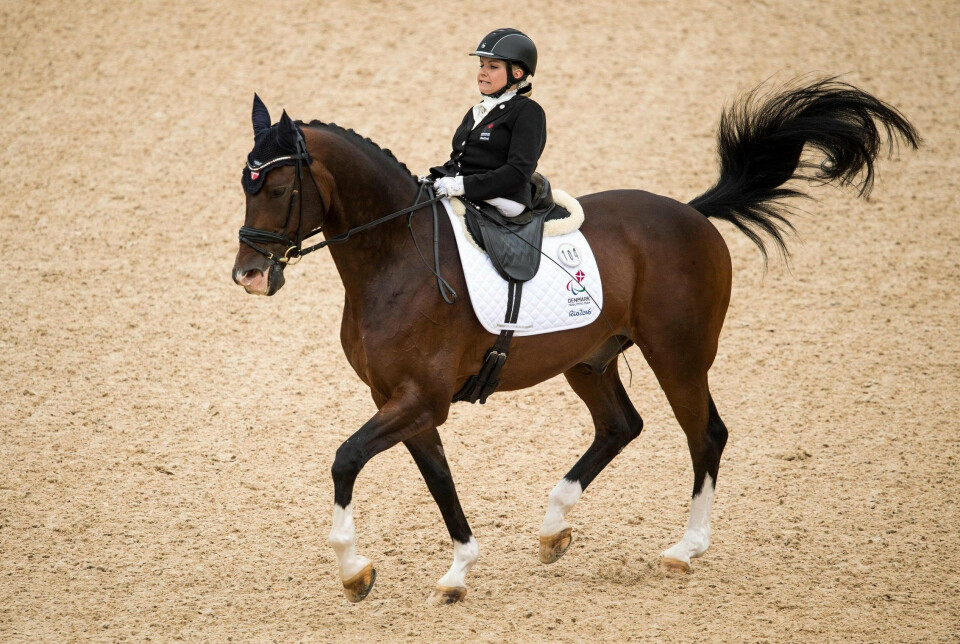 Det blev til PL-bronze for Stinna Tange Kaastrup og dressurhesten Smarties i Rio i september 2016.