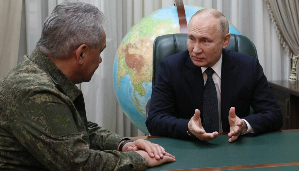 Vlaidimir Putin har ikke kun problemer med de ukrainske soldater. Hans egne soldater er fulde og skæve. Gavriil Grigorov/AFP/Ritzau Scanpix