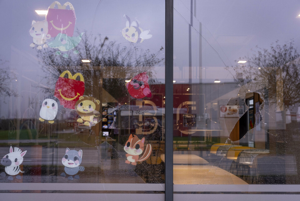 Tidligere i november blev McDonalds-restauranten i Tilst ramt af hærværk. (Arkivfoto).
