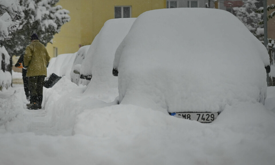 Hvis prognoserne fra Danmarks Meteorologiske Institut holder stik, så kan der komme op til 30 cm sne i løbet af søndagen.