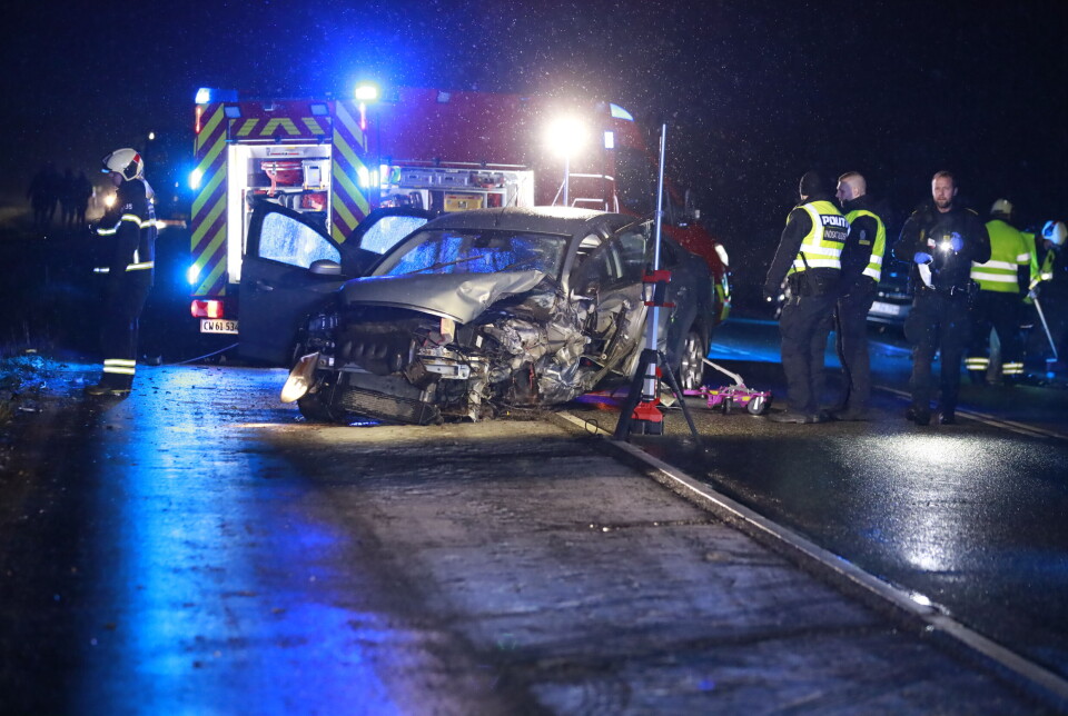 Ulykken skete onsdag aften på Rute 6 mellem Gørløse NØ og Hillerød SV.