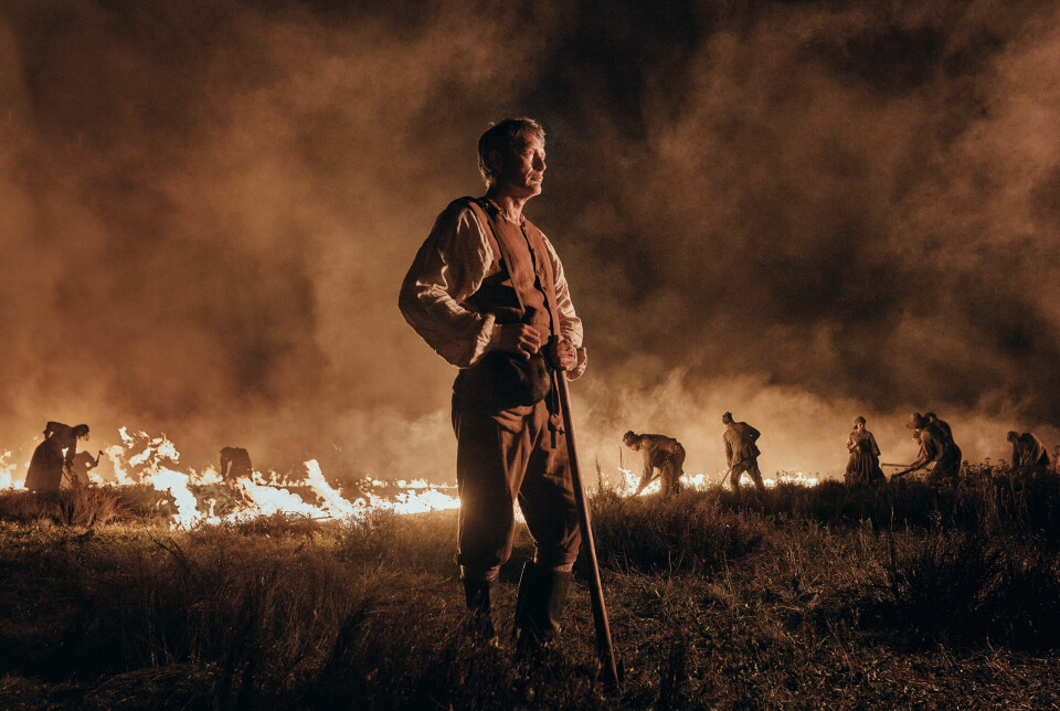 Danske Mads Mikkelsen spiller den fattige soldat Ludvig Kahlen i dramaet 'Bastarden'. Den præstation udløser lørdag aften en pris for Bedste Mandlige Hovedrolle ved European Film Awards. (Arkivfoto).