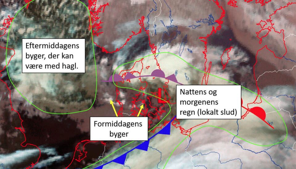 Iskoldt med hagl