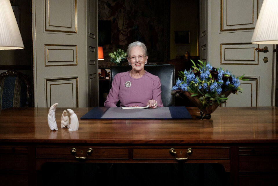 Ordet 'fred' blev nævnt, da dronning Margrethe holdt nytårstale for et år siden. Mange tror, at det sker igen søndag. (Arkivfoto).