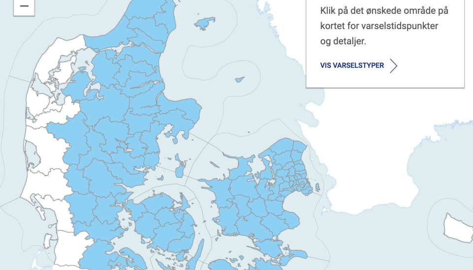 Ny advarsel fra DMI