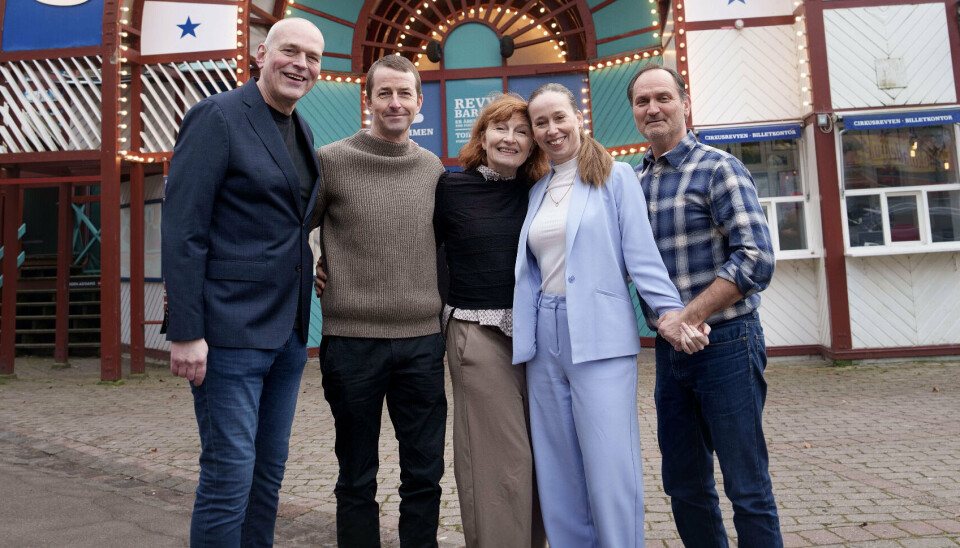 Bodil Jørgensen overtog pladsen for Lisbet Dahl i Cirkusrevyen 2023. Sidste år bestod holdet foruden Bodil Jørgensen af Niels Olsen, Mads Knarreborg, Merete Mærkedahl og Niels Ellegaard. (Arkivfoto).