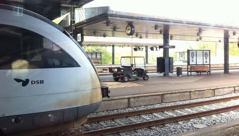 Jordskredet har ramt togdriften mellem Fredericia og Aarhus