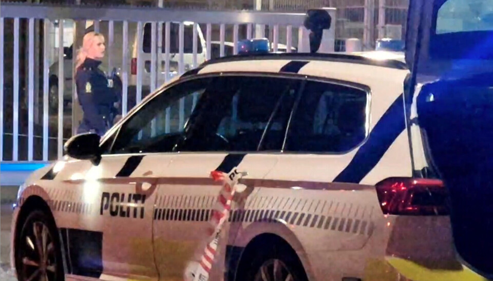 Politiet leder efter gerningsmand - og våben.