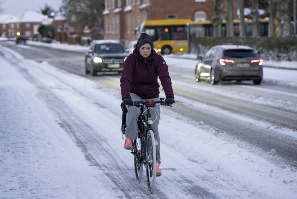 Der kom sne flere gange i januar. Siden var der en lille pause, men nu fastslår DMI, at der også kan ventes sne i februar. (Arkivfoto)