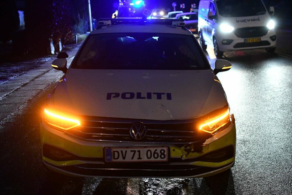 Her er bilen, der er endte med at køre galt.