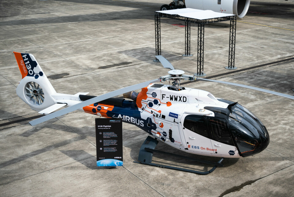 Helikoptertypen, der også er kendt som Airbus Helicopters H130, har plads til i alt seks personer. (Arkivfoto).