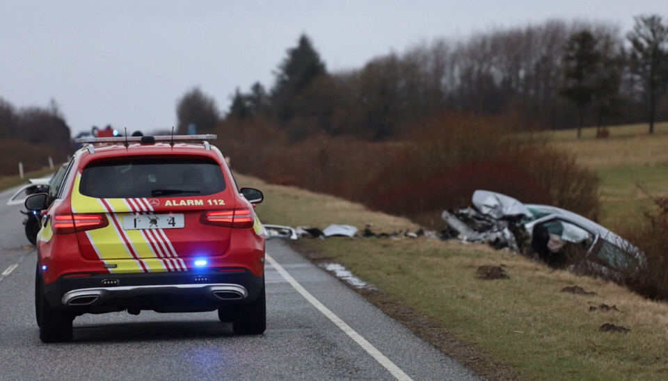 Der er ifølge politiet tale om en alvorlig ulykke.