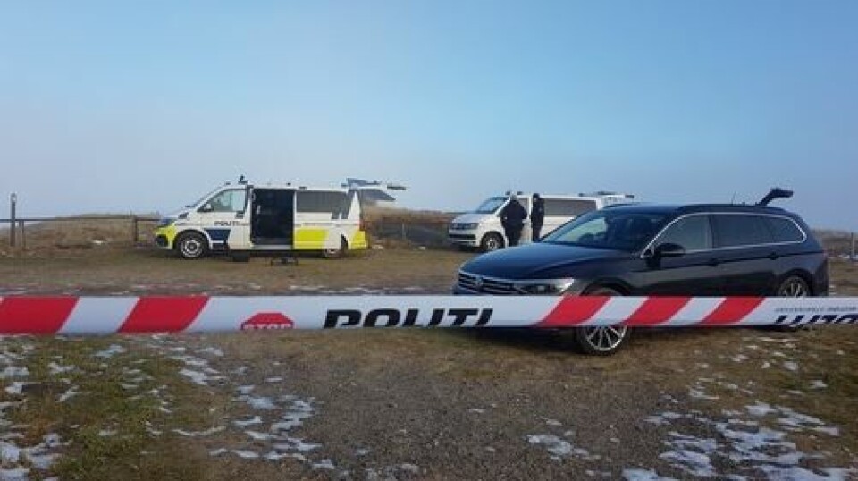 Politiet havde spærret et område af for at få arbejdsro.