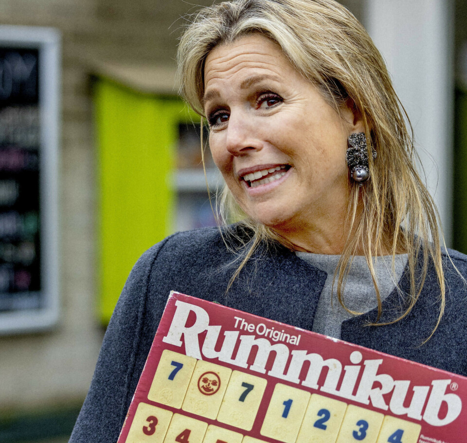 Dronning Maxima med sit favoritspil