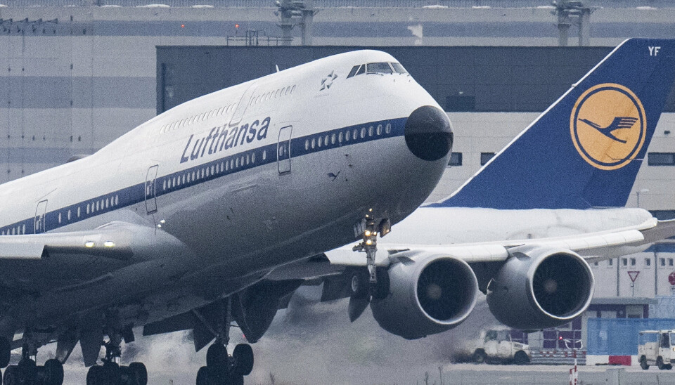 Lufthansa blev også i februar ramt af en omfattende strejke, der involverede 25.000 ansatte. (Arkivfoto).
