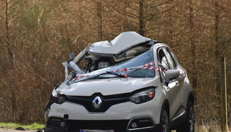 Renaulten kommer næppe ud at køre igen.