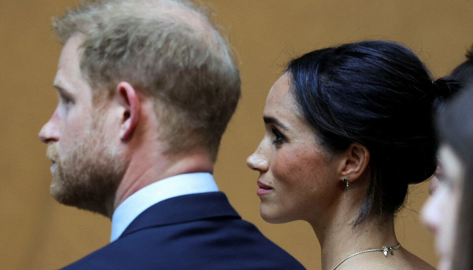 Britiske prins Harry og hans amerikanske hustru, Meghan, har i vid udstrækning distanceret sig fra det britiske kongehus. De ønsker kræftramte prinsesse Kate god bedring. (Arkivfoto).
