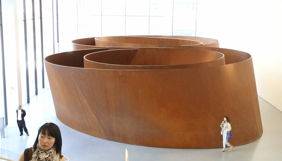 Serras værk 'Sequence' på San Francisco Museum of Modern Art i 2016. (Arkivfoto).