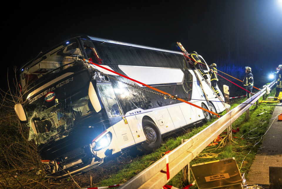 Flere studerende var samlet i bussen, der forulykkede