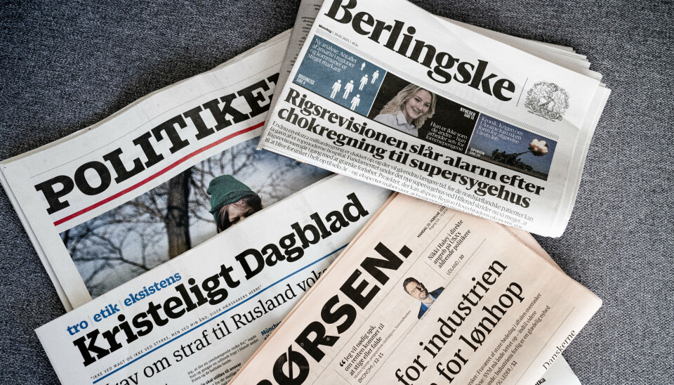 I år har blandt andet Berlingske og Ekstra Bladet bragt en aprilsnar på nettet. Omvendt har Kristeligt Dagblad aktivt fravalgt det. (Arkivfoto).