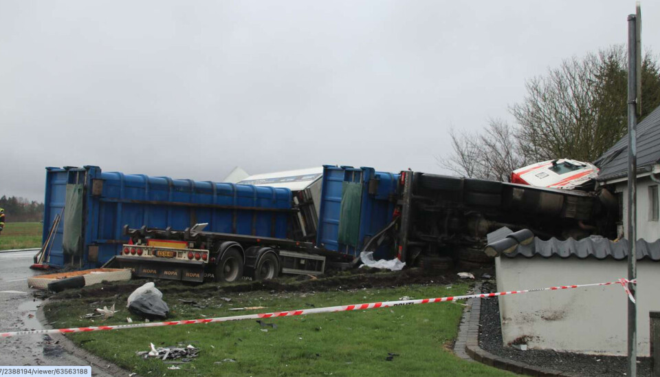 De materielle skader er voldsomme