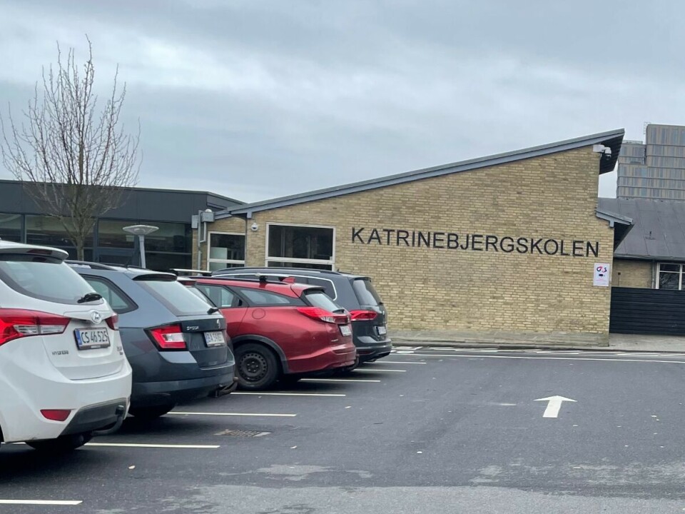 Knivdrama på folkeskole