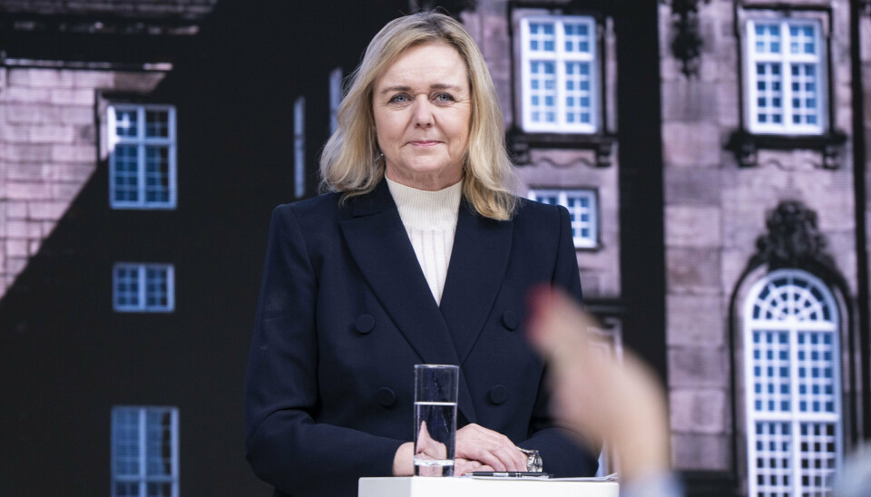 Mona Juul, der her ses til en debat under Kommunalpolitisk Topmøde i Aalborg i marts 2024, bliver ny formand for De Konservative efter Søren Pape Poulsens pludselige død. (Arkivfoto).