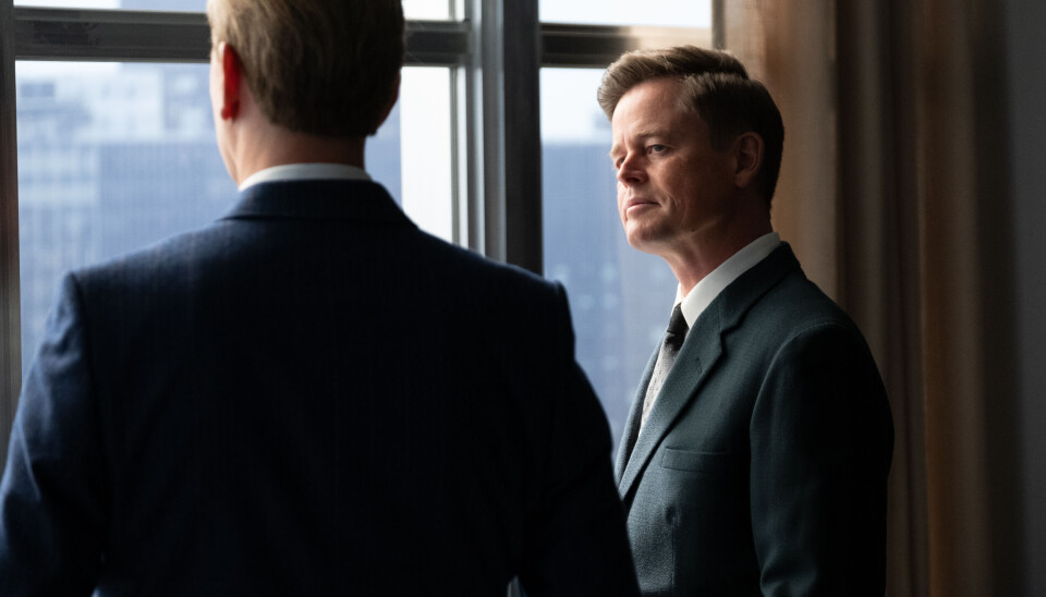 Caspar Phillipson i rollen som Kennedy i 'Hammarskjöld'.