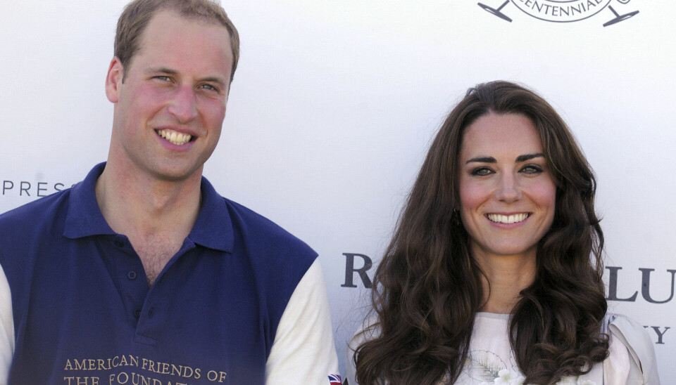 William og Kate fotograferet ved en polomatch i Californien små tre måneder efter deres bryllup i 2011.