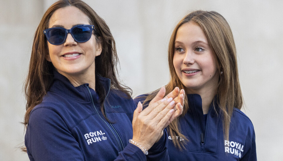 Prinsesse Josephine ses her sammen med sin mor, dronning Mary, ved Royal Run i København.
