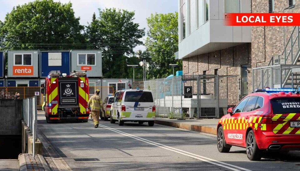 Der er fredag morgen sket en arbejdsulykke i Vanløse.