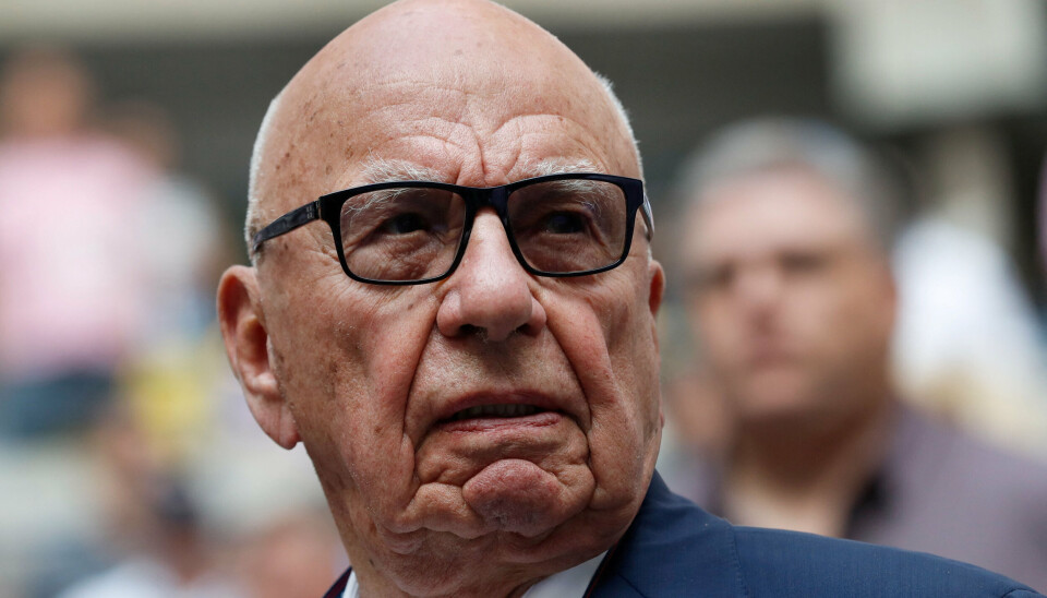 Den 93-årige mediemogul Rupert Murdoch er blevet gift for femte gang. (Arkivfoto).