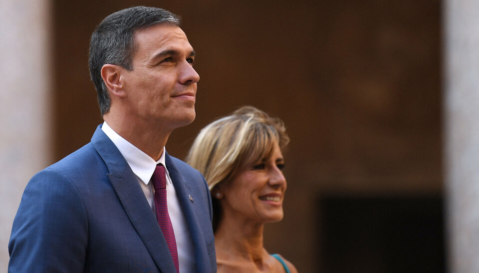 Der er fortsat storm om Spaniens premierminister, Pedro Sanchéz, og hans hustru, Begoña Gómez, i forbindelse med undersøgelse af sidstnævnte. (Arkivfoto).