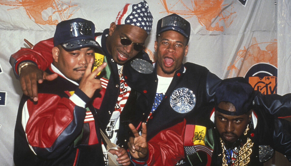 Brother Marquis, nummer tre fra venstre, ses her med de øvrige '2 Live Crew'-medlemmer Fresh Kid Ice, Luther 'Luke' Campbell og Mr. Mixx, ved MTV Video Music Awards i september 1990.