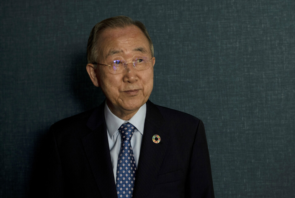 FN's tidligere generalsekretær Ban Ki-moon fylder 80 år torsdag den 13. juni. (Arkivfoto).