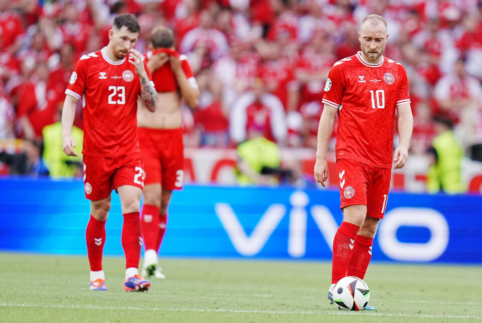 Christian Eriksen bragte Danmark foran 1-0, men Slovenien fik 1-1 i søndagens EM-premiere.