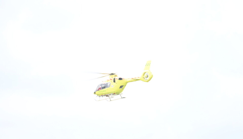 Akutlægehelikopteren fløj igen med uforrettet sag.