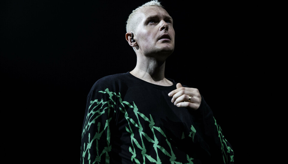 Niels Brandt er forsanger for det danske band The Minds of 99, som fredag gav koncert i Parken i København. Billedet her er fra sidste gang The Minds of 99 spillede i Parken lørdag den 11. september 2021.
