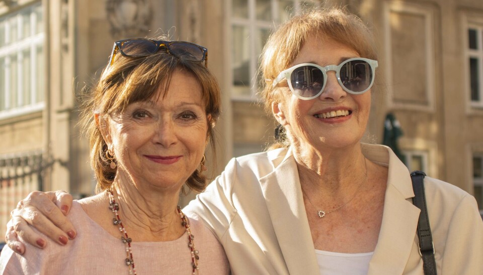 Sonja Oppenhagen og Malene Schwartz er stadig venner mange år efter, at 'Matador' blev optaget.
