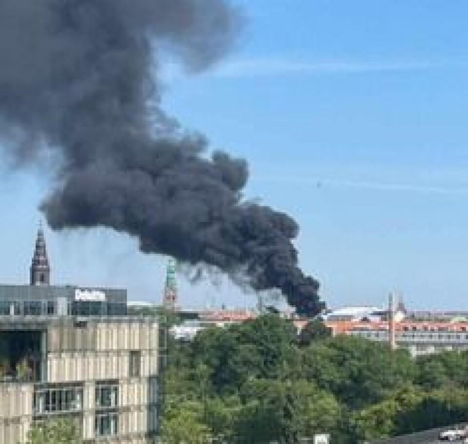 Brand i skatteministeriet er nu under kontrol